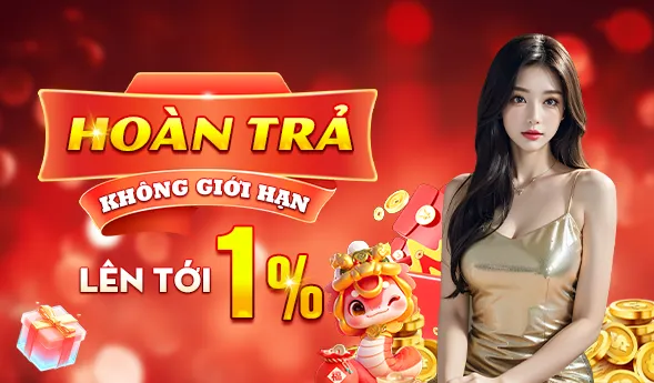 hoàn trả không giới hạn lên tới 1%