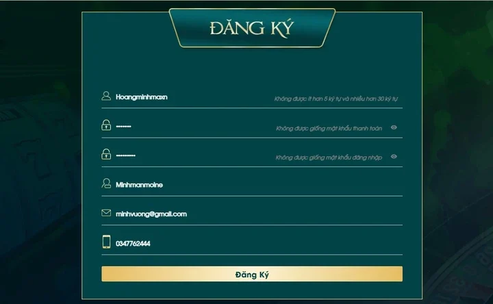 đăng ký tham gia tại loto188