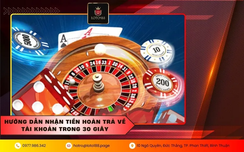 Hướng dẫn nhận tiền hoàn trả về tài khoản trong 30 giây